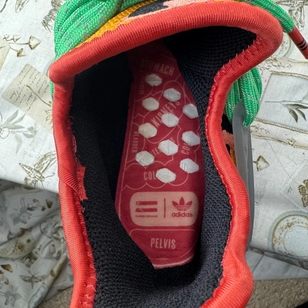 Adidas Pharrell x NMD Human Race Animal Print Sneakers Size 9 Men - Picture 6 of 7